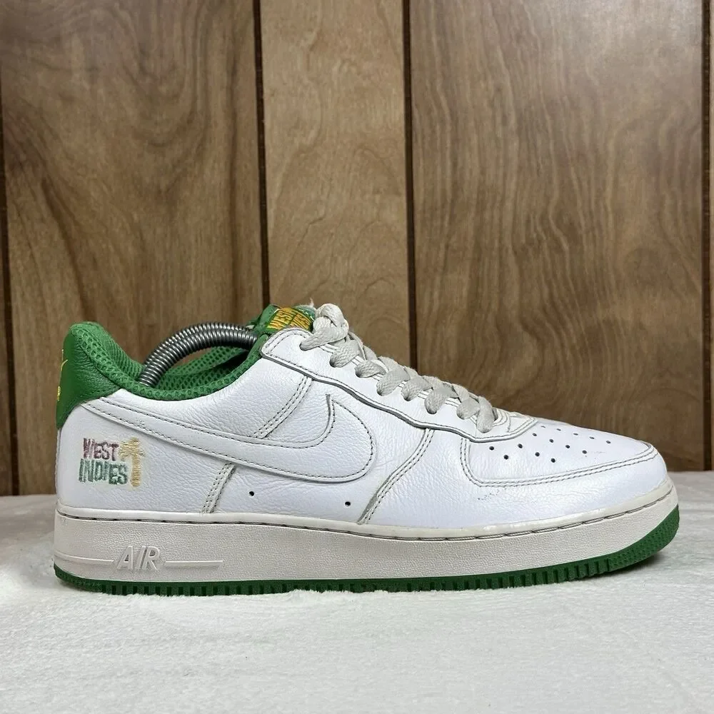 Nike Air Force 1 Low West Indies‎ White Green 2022 DX1156-100 Men’s Size 10